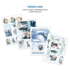 Frozen Land - A4 Junk Journal Ephemera Book
