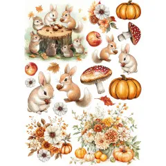 Hello Fall - A5 Rice Paper Mix