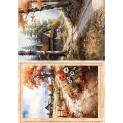 Hello Fall - A5 Rice Paper Mix