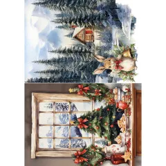 Hot Cocoa & Holly - A5 Rice Paper Mix