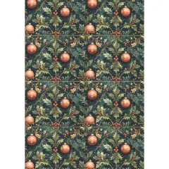 Hot Cocoa & Holly - A5 Rice Paper Mix