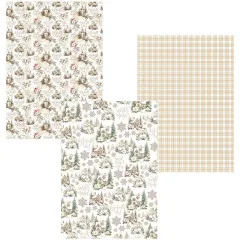 Winter Season - A4 Deluxe Paper - Pearl-Copper & Vellum