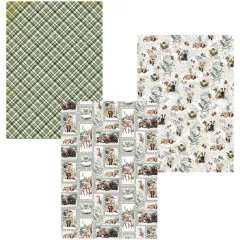 Forest Tales - A4 Deluxe Paper - Silver & Vellum