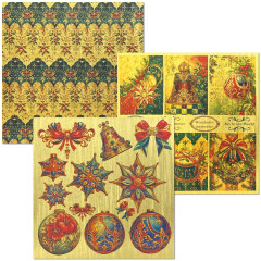 Toy Shop - 6x6 Deluxe Paper - Gold & Vellum