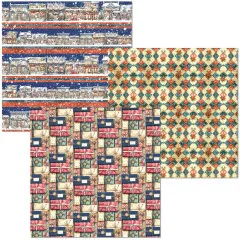 Toy Shop - 6x6 Deluxe Paper - Gold & Vellum