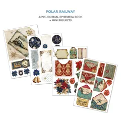 Polar Railway - A4 Junk Journal Ephemera Book