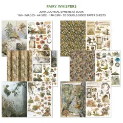 Fairy Whispers - A4 Junk Journal Ephemera Book