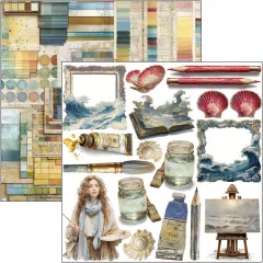 An Artist Journey - 6x6 Fussy Cut Pad