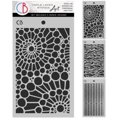 Ciao Bella - An Artist journey - Triple Layer Stencil Set