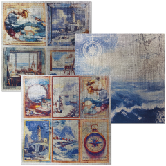 An Artist Journey - 6x6 Deluxe Paper - Silver & Vellum