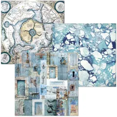 An Artist Journey - 6x6 Deluxe Paper - Silver & Vellum