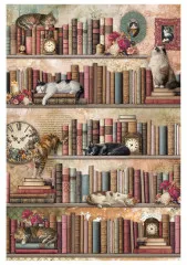 Book Lovers - A4 Rice Paper Mix