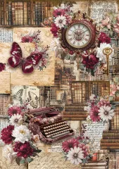 Book Lovers - A5 Rice Paper Mix