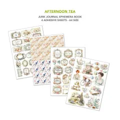 Afternoon Tea - A4 Junk Journal Ephemera Book