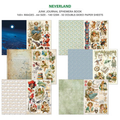 Neverland - A4 Junk Journal Ephemera Book
