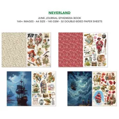 Neverland - A4 Junk Journal Ephemera Book