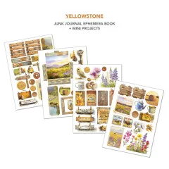 Yellowstone - A4 Junk Journal Ephemera Book