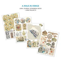 A Walk in Venice - A4 Junk Journal Ephemera Book