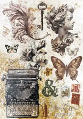 Typographic - A4 Deluxe Paper - Pearl Copper & Vellum Dual Pack Mixed