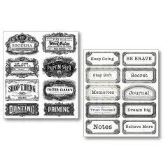 Mixed Media Stickers - Lithographs