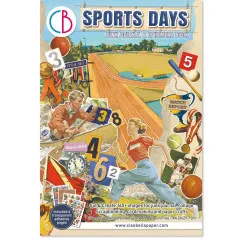 Sports Days - A4 Junk Journal Ephemera Book