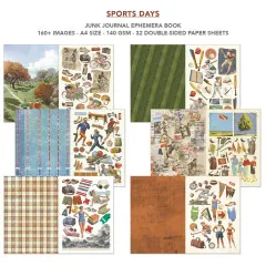 Sports Days - A4 Junk Journal Ephemera Book
