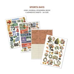 Sports Days - A4 Junk Journal Ephemera Book