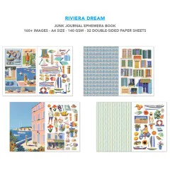 Riviera Dream - A4 Junk Journal Ephemera Book