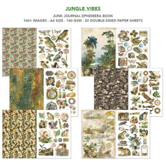 Jungle Vibes - A4 Junk Journal Ephemera Book
