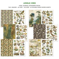 Jungle Vibes - A4 Junk Journal Ephemera Book