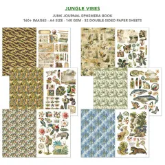 Jungle Vibes - A4 Junk Journal Ephemera Book