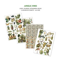 Jungle Vibes - A4 Junk Journal Ephemera Book