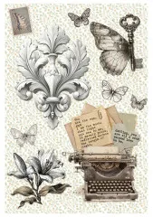 Typographic - A4 Rice Paper Mix