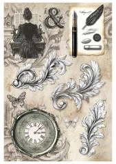 Typographic - A4 Rice Paper Mix