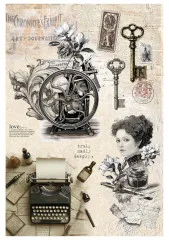 Typographic - A4 Rice Paper Mix