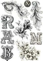 Typographic - A5 Rice Paper Mix