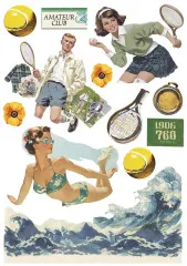 Sports Days - A5 Rice Paper Mix