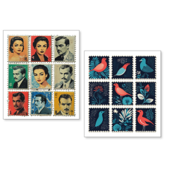 Mixed Media Stickers - Faraway Mail