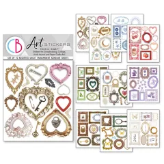 Mixed Media Stickers - Whisper Frames