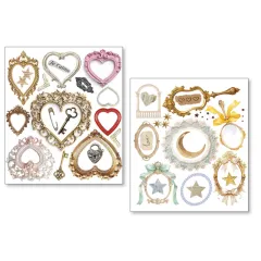 Mixed Media Stickers - Whisper Frames