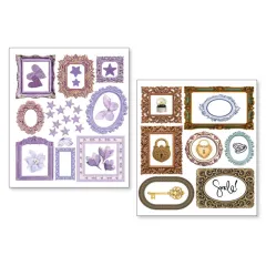 Mixed Media Stickers - Whisper Frames