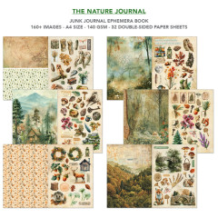 The Nature Journal - A4 Junk Journal Ephemera Book