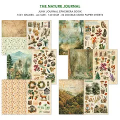The Nature Journal - A4 Junk Journal Ephemera Book