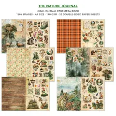 The Nature Journal - A4 Junk Journal Ephemera Book