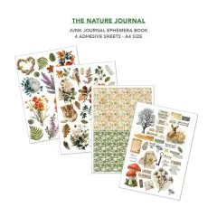 The Nature Journal - A4 Junk Journal Ephemera Book