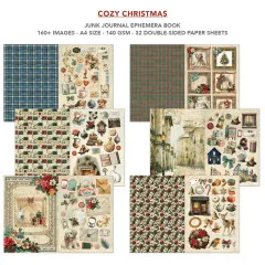Cozy Christmas - A4 Junk Journal Ephemera Book