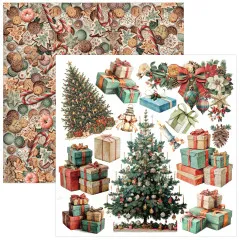 Merry & Bright - 6x6 Fussy Cut Pad