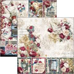 Bohemian Burgundy - 12x12 Paper Pad