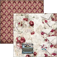 Bohemian Burgundy - 12x12 Paper Pad