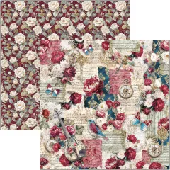 Bohemian Burgundy - 12x12 Paper Pad